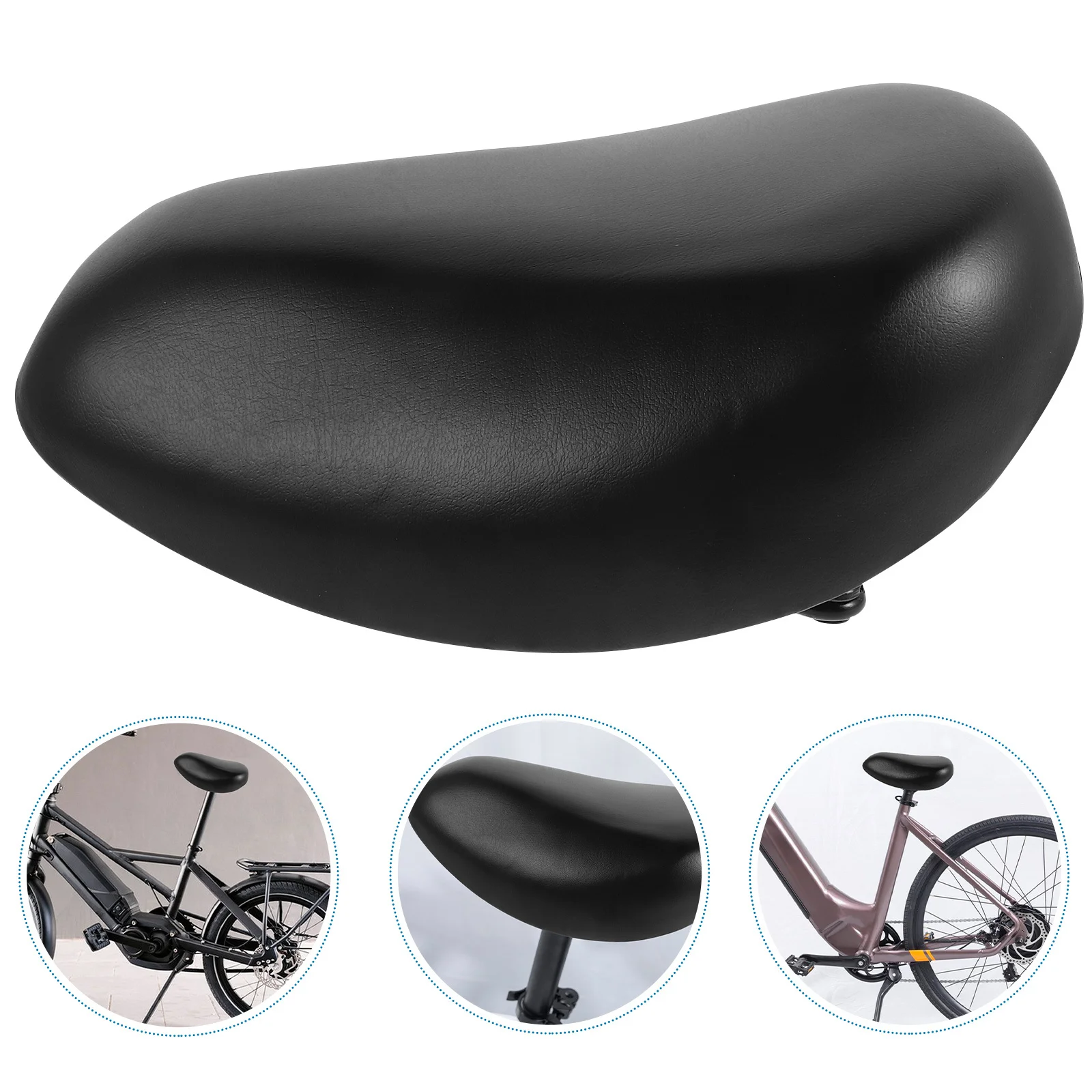 

Electric Bike Saddle Foldable Seat Cushion Dual Base Stable Motorcycle Pad Portable for Road Bike Cycling Accessory