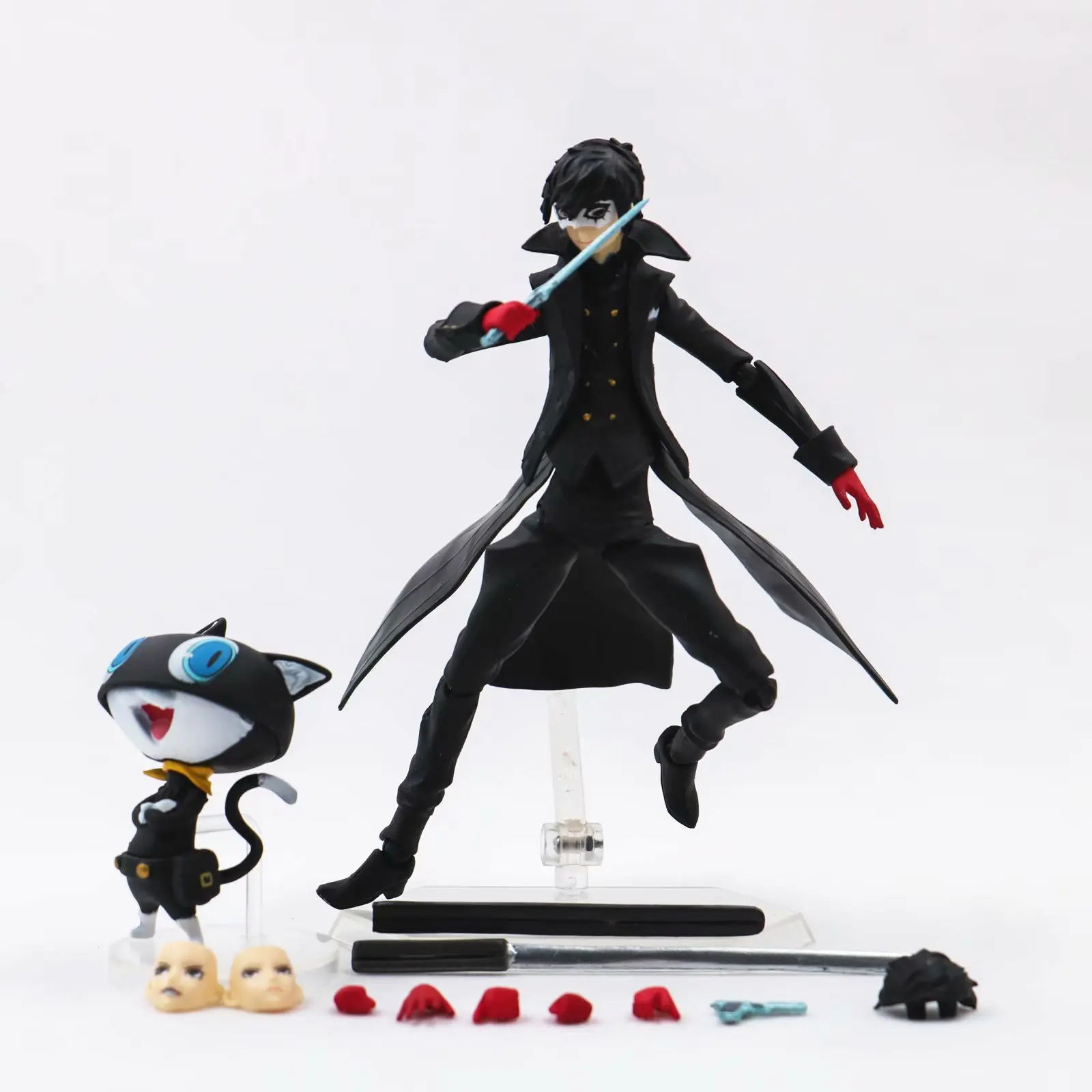 Amamiya Ren figura de acción réplica Figma 363 de Persona 5 decoración de escritorio muñeca colección de estatuas modelo para niños regalo de cumpleaños