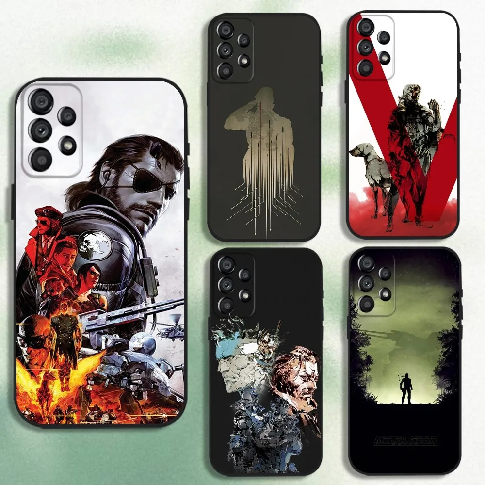 

Metal Gear Solid MGS Phone Case For Samsung Galaxy A20,A21s,A22,A31,A32,A52,A53,A72,73,A80 Soft Black Cover