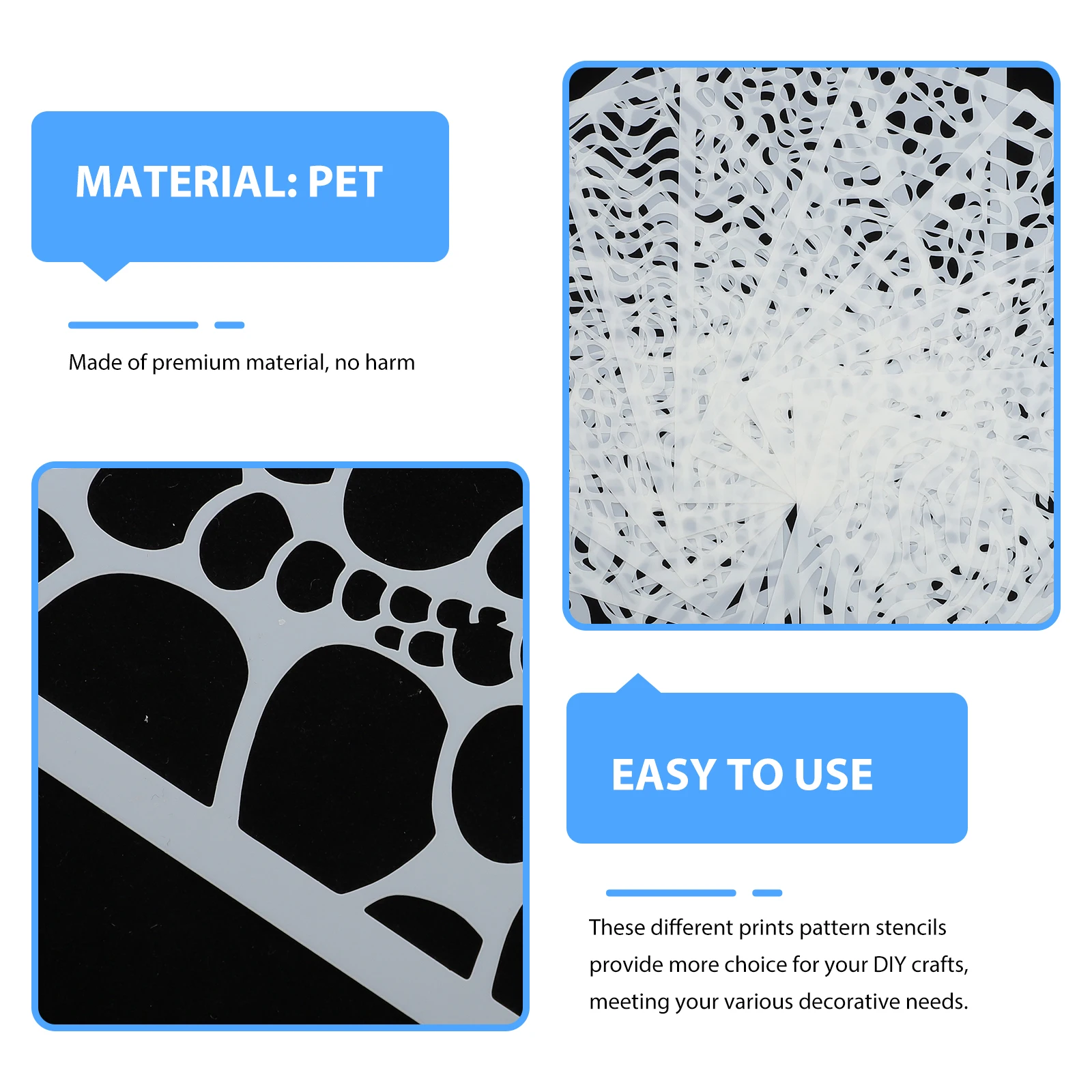 

12 Pcs Leopard Template Stencils for Painting Print Templates Craft The Pet Drawing