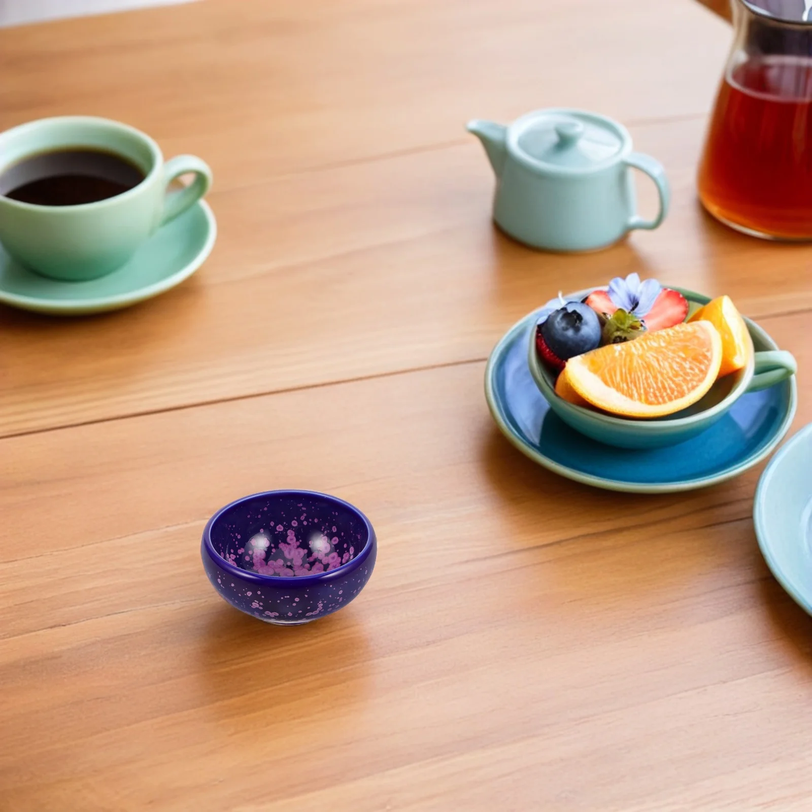 

100Ml Japanese Style Tea Cup Ceramic Cherry Blossom Design Kung Fu Tasting Cup for Green Oolong Black Tea Matcha Ceremony