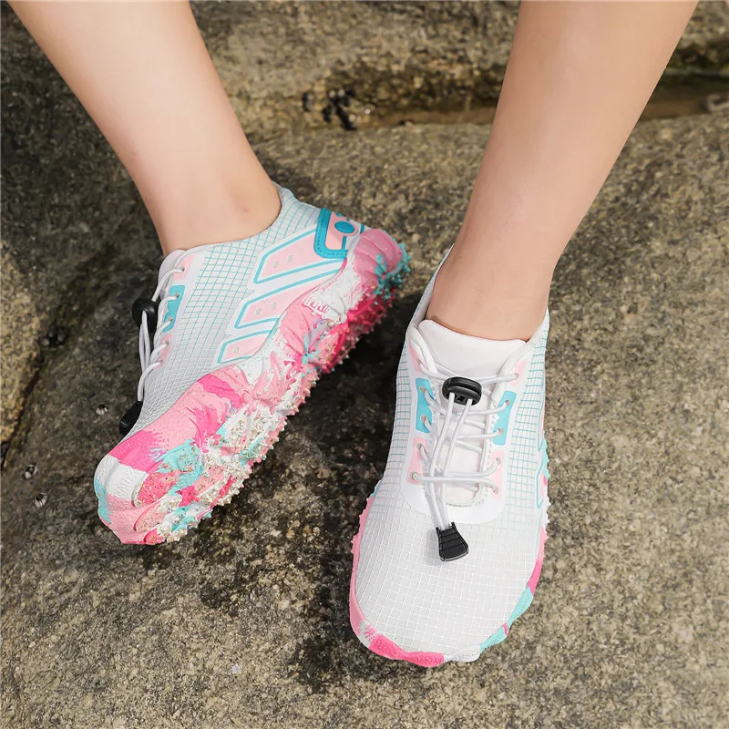 New Fashion Orange Barefoot Shoes Man Non-slip Quick-drying Swimming Sneakers Unisex Beach Water Shoes Big Size 46 Sneakers Men