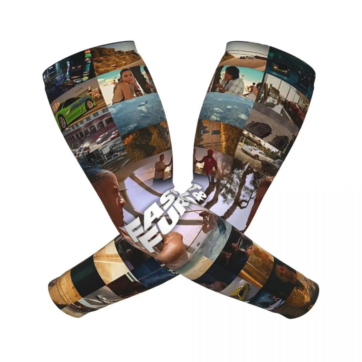 Форсаж — это история легенды-Поля Уокер — Vin Diesel Рукава для рук Мужчины Женщины Защита от солнца и ультрафиолета Спортивное охлаждение Велоспорт