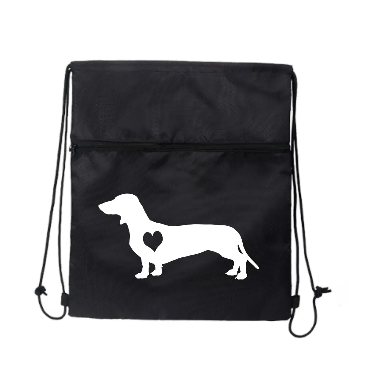 

Силуэт собаки, лояльный компаньон в тене, супер стильный рюкзак на шнурке для мужчин и женщин, легкий повседневный рюкзак для повседневного ношения