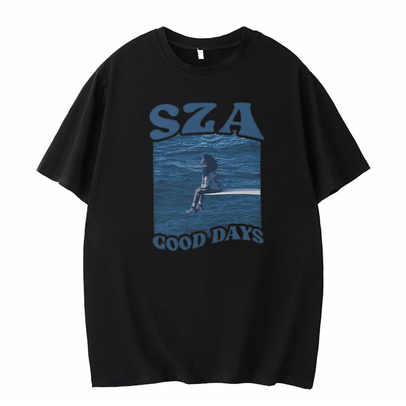 Good Days Sza Song Short Sleeve For Men Wome T-shirt Street Clothing Trendy Fashion Summer Clothing Gifts For Fans