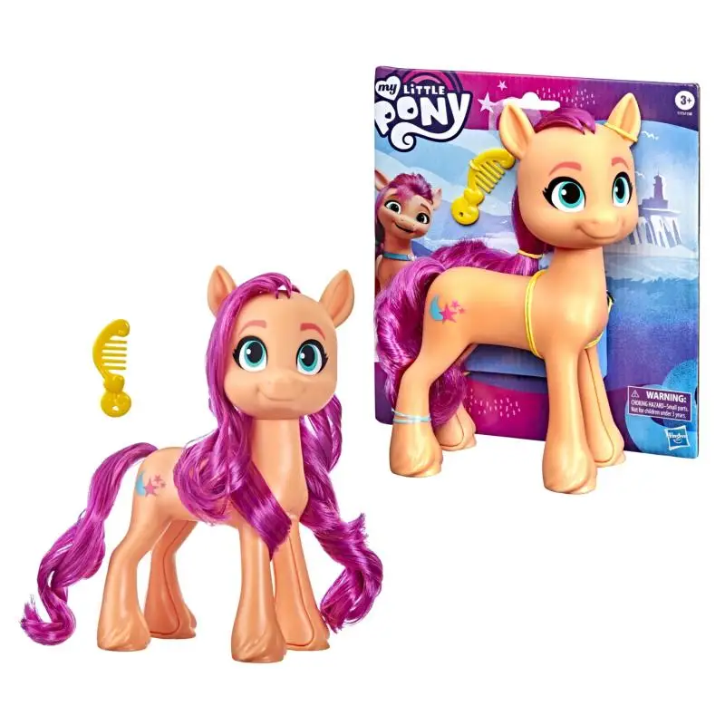 20CM My Little Pony A New Generation Izzy Moonbow Sunflower Model Doll Action Figure Birthday Gift