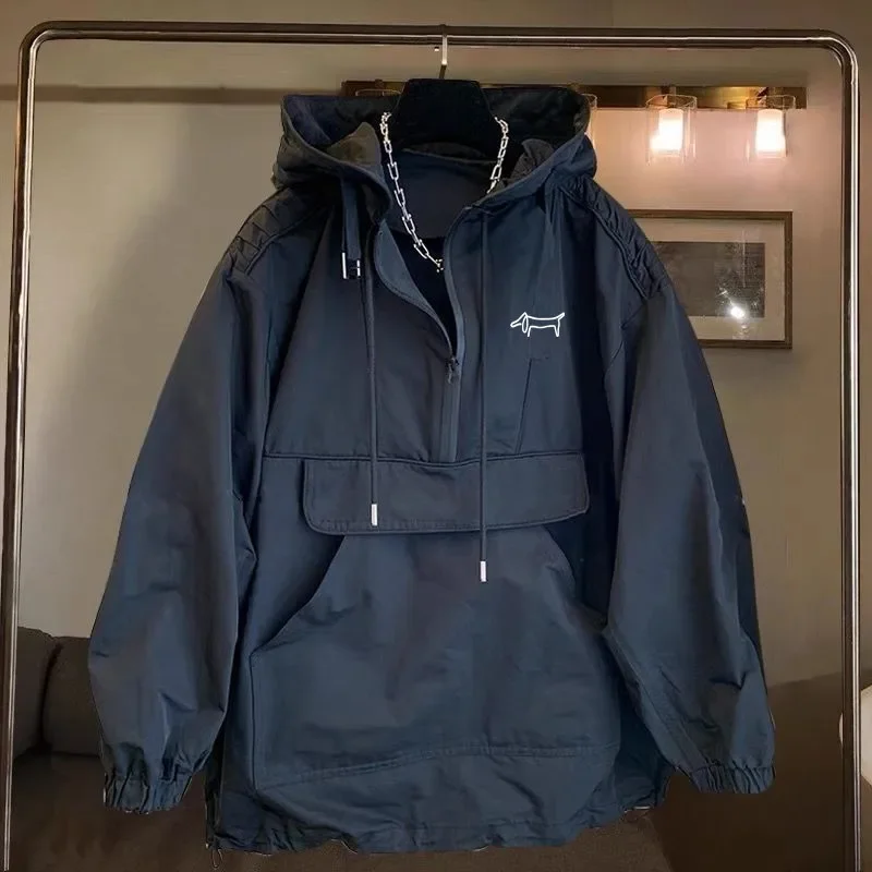 

Luxury Business Loose Hooded Stormtrooper Top Men Golf Wear 2024 Korean Golf Sweatshirts Autumn Long Sleeve Top Golf Clothing