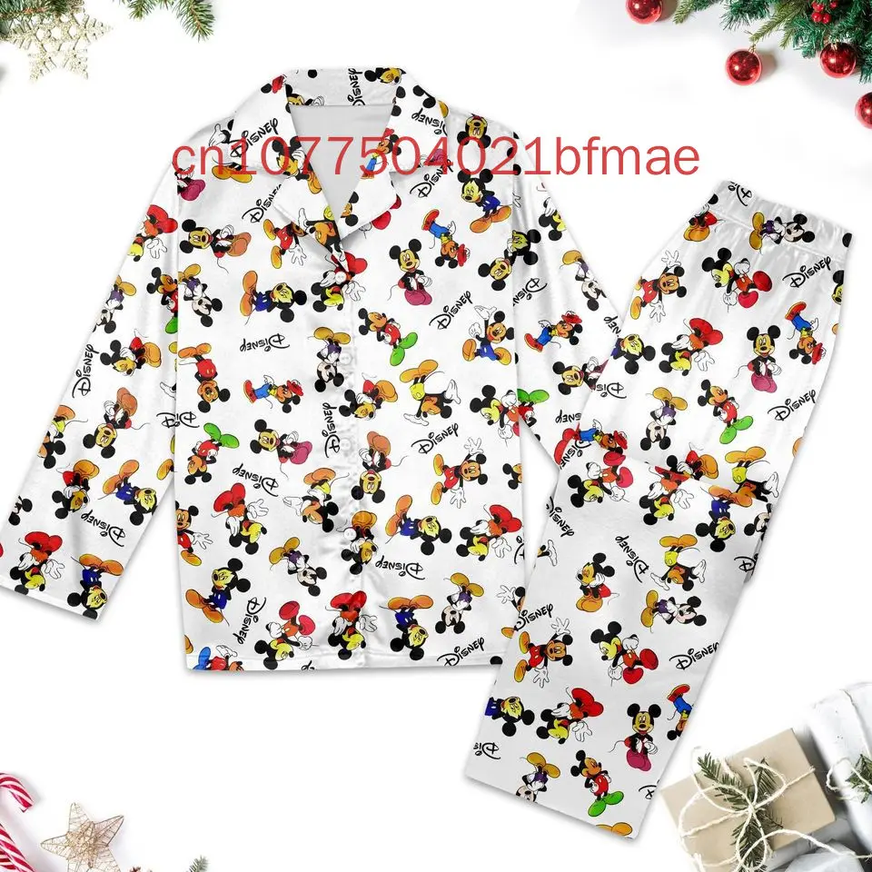 Conjunto de pijama de Navidad de Mickey, pijamas familiares a juego personalizados, pijamas familiares de Disney, pijamas de Navidad de Mickey