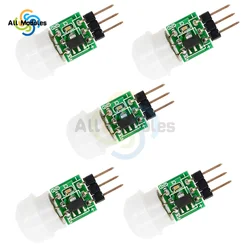 5PCS AM312 PIR Motion Human Sensor Module Automatic Detector Module Mini IR Pyroelectric Infrared AM312 Sensor DC 2.7 -12V Board