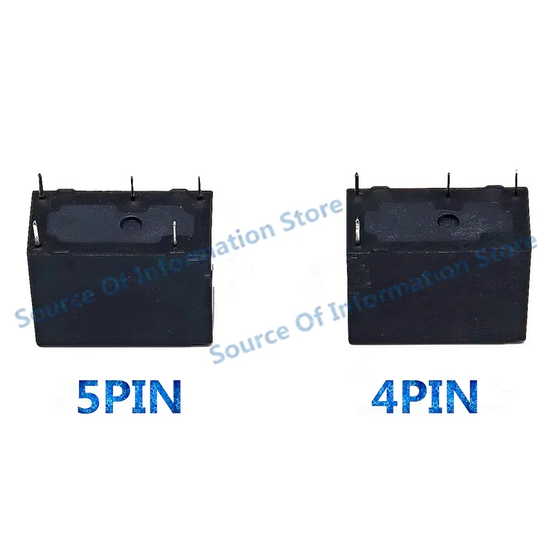 5Pcs, Relay JZC-HF33F/005/012/024-HS3 -ZS3 DC5V 12V 24V 4Pin/5Pin 5A Small Medium Power Relays