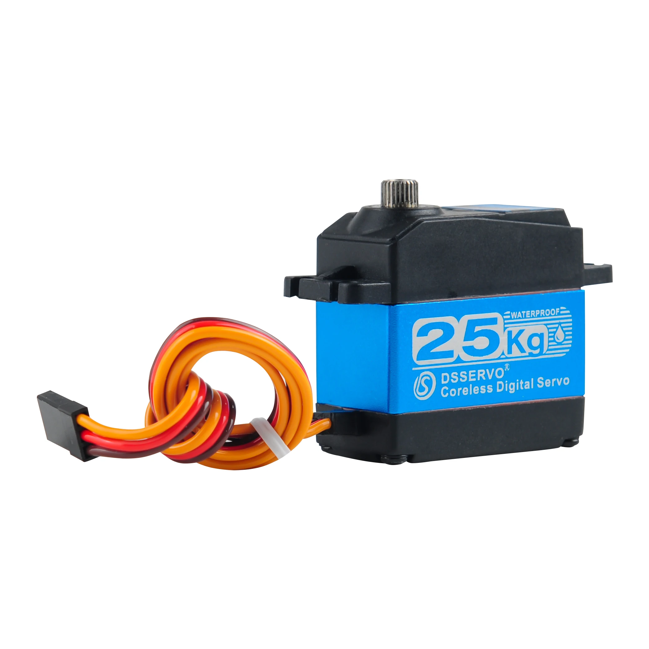 2 pezzi DS3225PRO 25KG Servo digitale a coppia elevata Coreless Full Metal Gear Servos impermeabili per 1/8 1/10 1/12 Robot Auto RC fai da te
