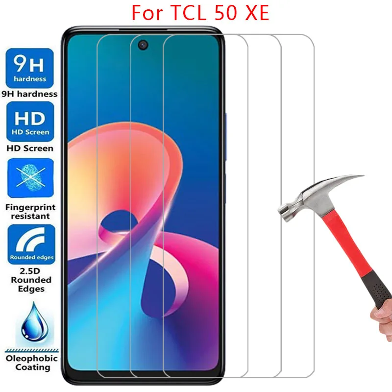 phone case for tcl 50 xe nxtpaper screen protector tempered glass on tcl50 50xe tcl50xe x e 5g back cover 360 protective xecase