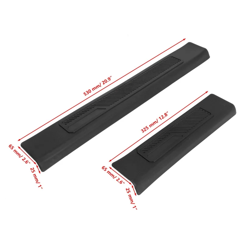 4pcs Car Door Sill Guard Door Edge Protector Trim for Ford Bronco 4 Door 2021+