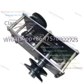 Clara Tools StoreHand Crank Generator Speed-increasing Gearbox Wind Hydraulic Transmission Diy Pulley Gearbox Reduction BoxClara