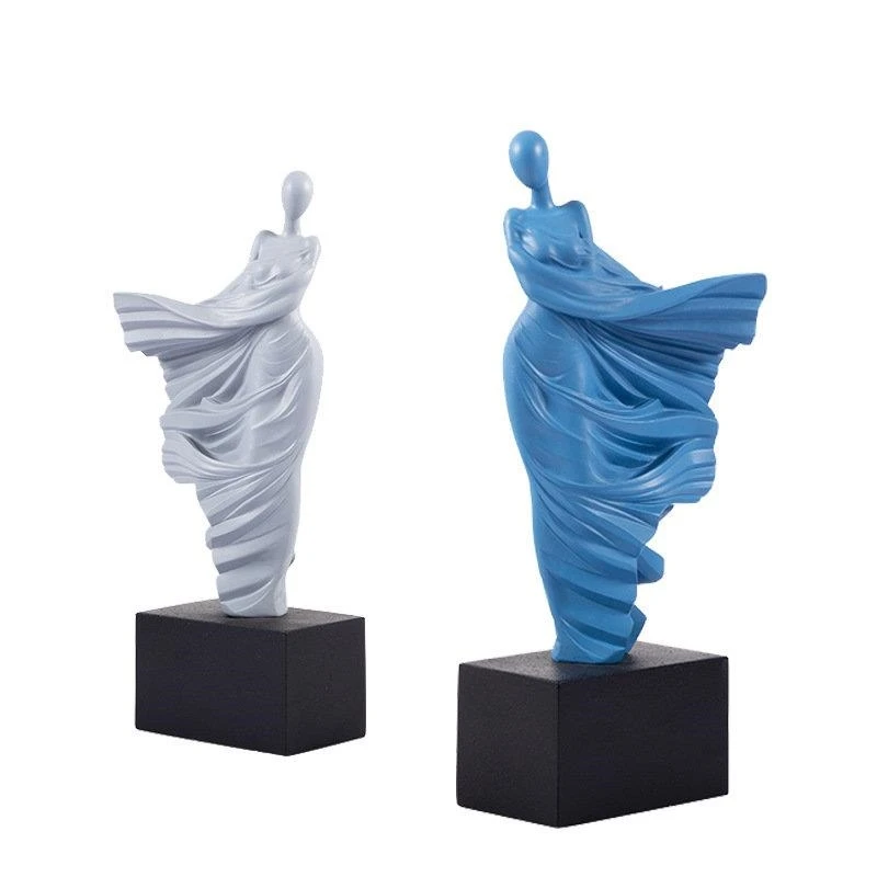 Minimalism Abstract Figure Sculpture Desk Decoration Modern Design Character Resin Crafts Statue Ornaments Room Aesthetics Decor