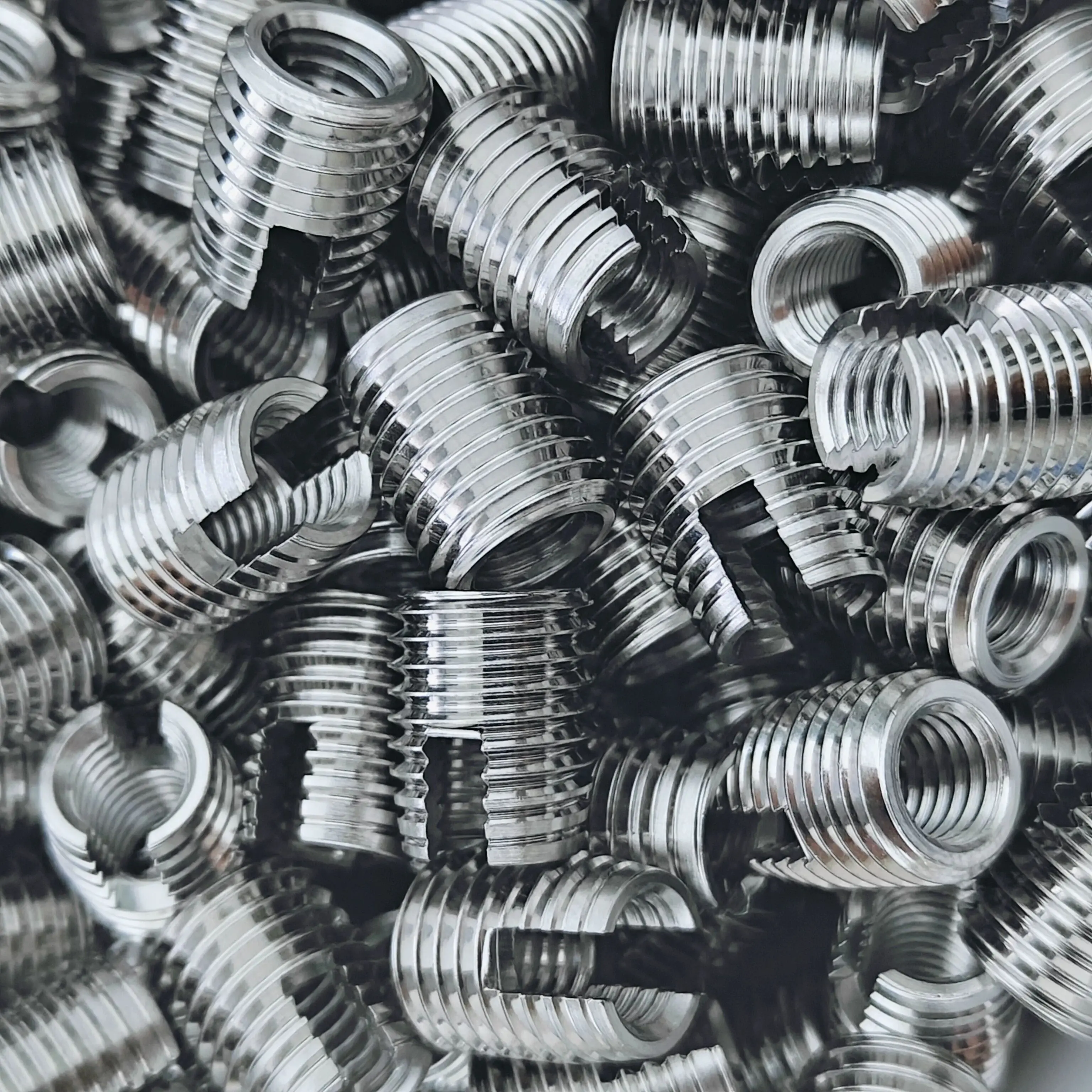 M8~M16 Stainless steel 302 slotted type Self Tapping insert nut Bushing Wire Thread Repair Insert