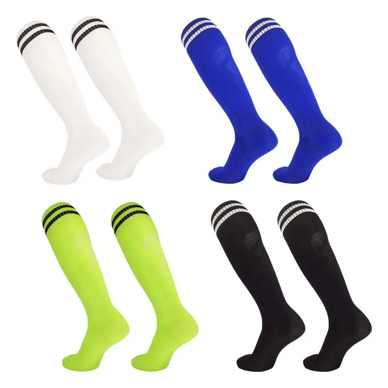 

1 Pair Unisex Sports Socks Non-Slip Breathable Compression Stockings Men Women Running Socks Long Football Socks