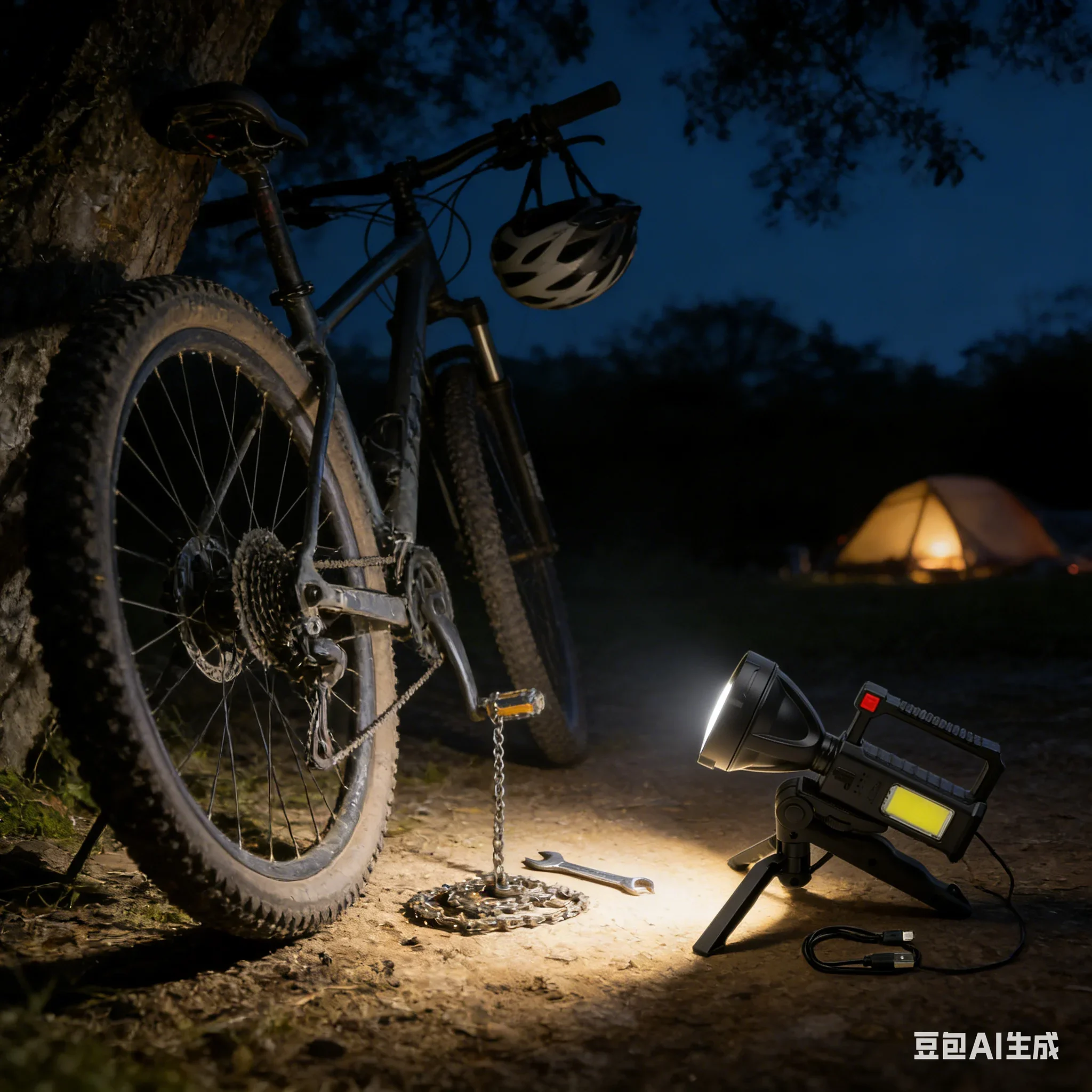 

Уличный светодиодный фонарь из АБС-пластика, перезаряжаемый, с высокой светоотдачей, суперяркий, ручной прожектор, аксессуары для освещения на природе