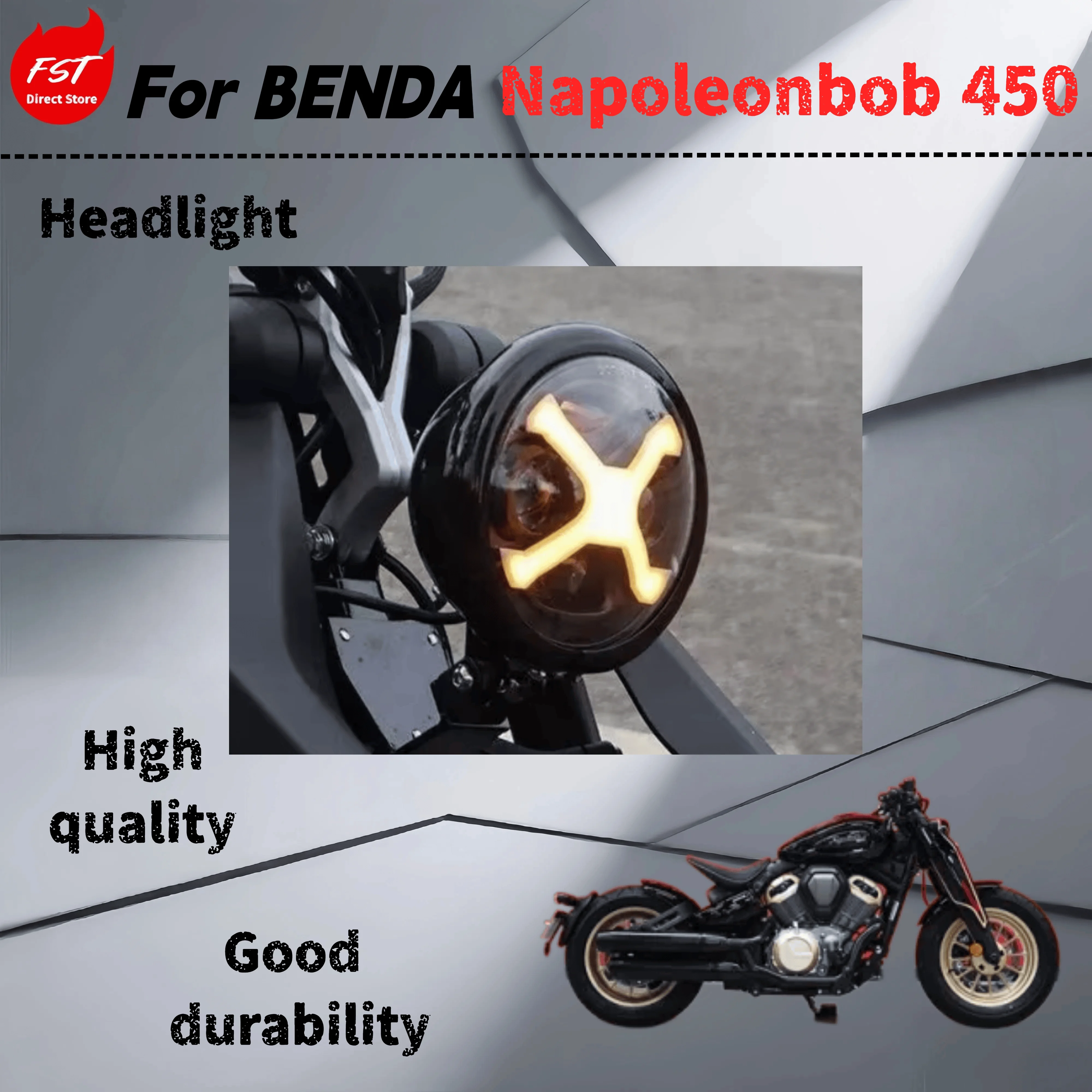 

For Benda Napoleonbob 450 retrofit headlights with retrofit headlight assembly set venom special non-destructive installation