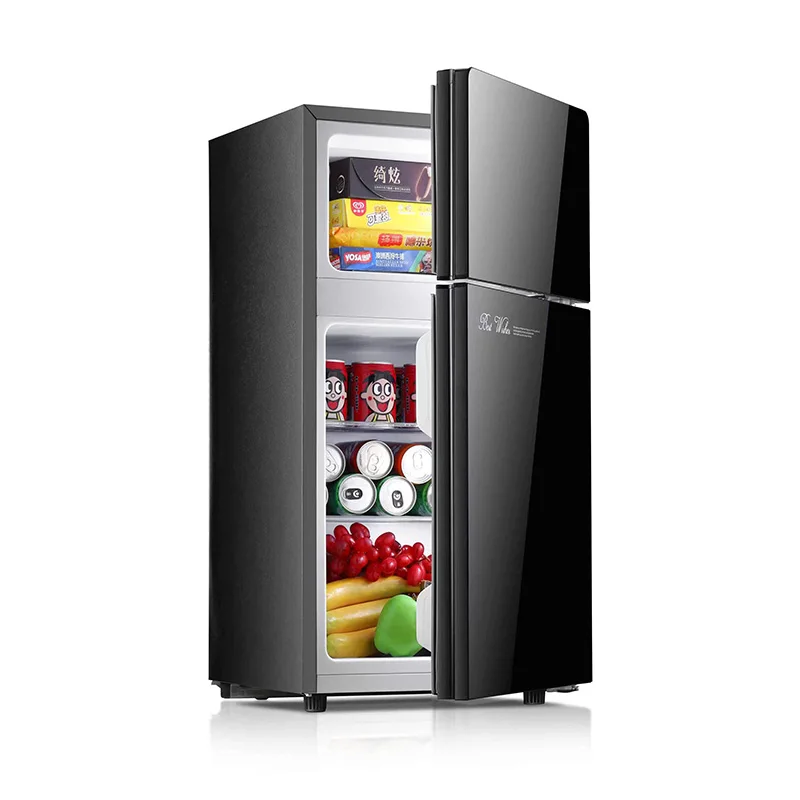 58L Double Door Refrigerators Top Freezer Fridge Portable Mini Home Appliance Smart Fridge Fridges For Home