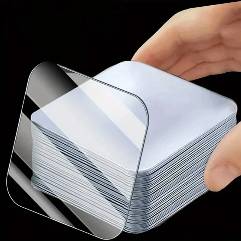 

60/120pcs Reusable Super Strong Double Sided Adhesive Tape Transparent Wall Stickers Water Proof Household Products Adhesives