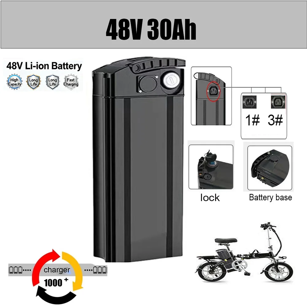 

New Foldable self-propelled new 21700 48V low discharge 20000mAh 18650 lithium battery 12Ah17.5ah 30ah 40Ah replacement battery