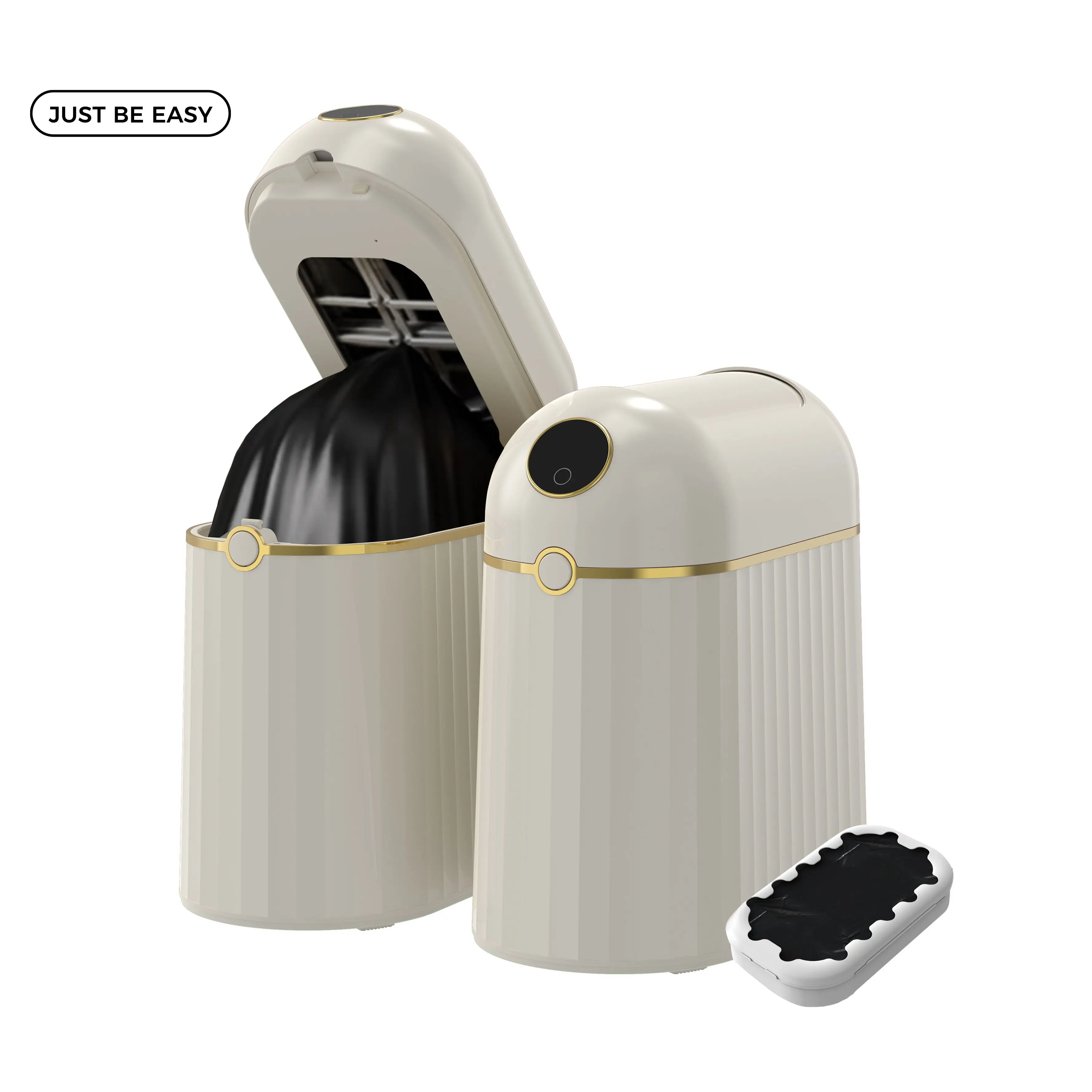 Automatic Trash Can 4 Gallon Self Sealing and Self-Changing Smart Trash Can