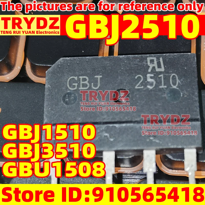 2 قطعة جديد GBJ2510 GBJ1510 GBJ3510 GBU1508 مستعمل #1