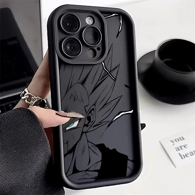 Phone Case for Motorola Moto Edge 70 G86 G56 50 G35 G05 G34 G PLAY G85 60 Neo Pro Ultra 4G 5G Dragons Balls Saiyans Vegeta Anime