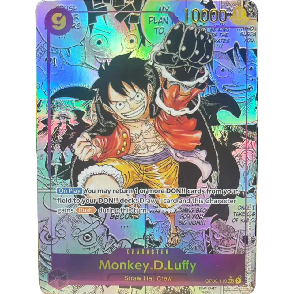 ONE PIECE Collection Cards Monkey D. Luffy OP05-119 EN DIY High