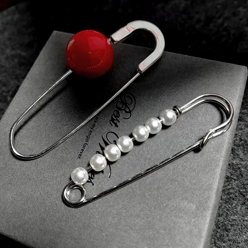 Fashionable Large Pins for Clothing Smooth Metal Safety Pins Jeans Dress Scarf Adjustable Pins