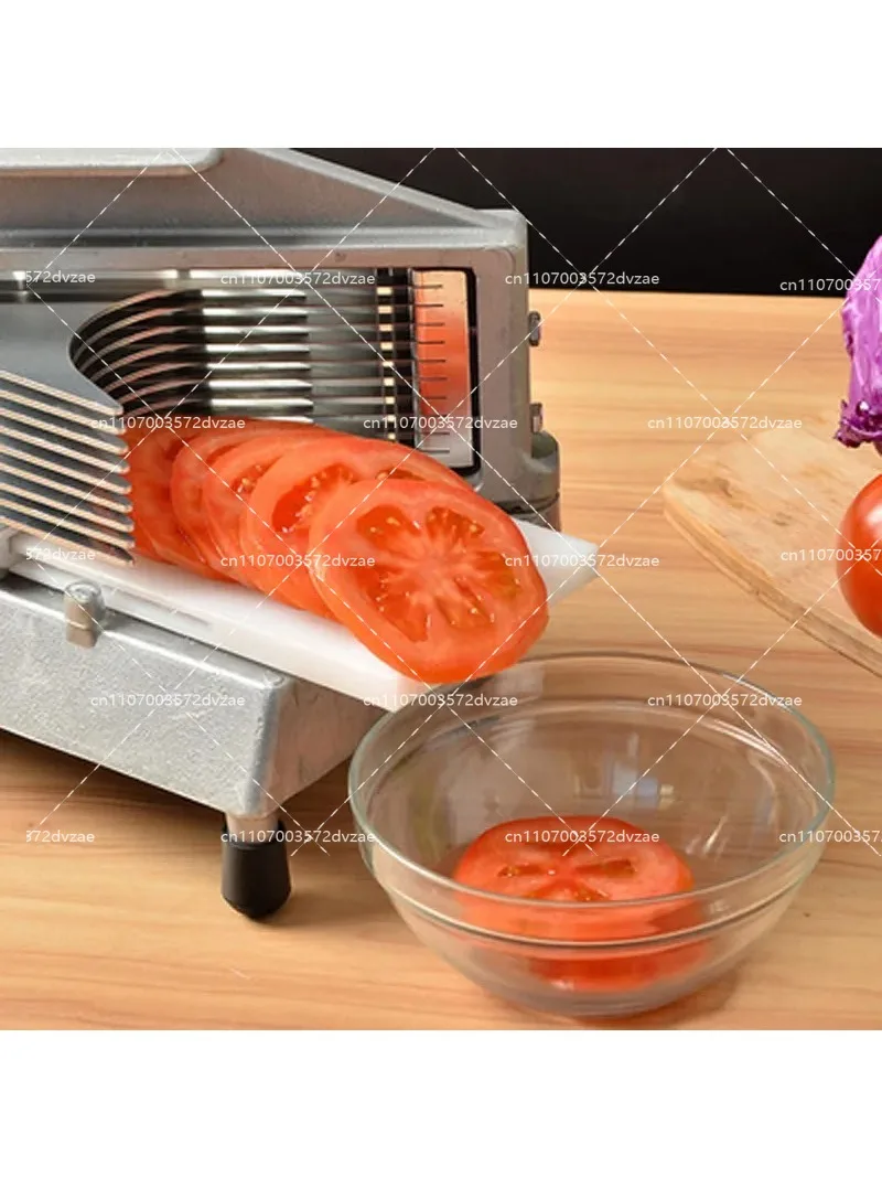 Stainless steel alloy tomato slicer Commercial vegetable slicer   fruit cutting machine