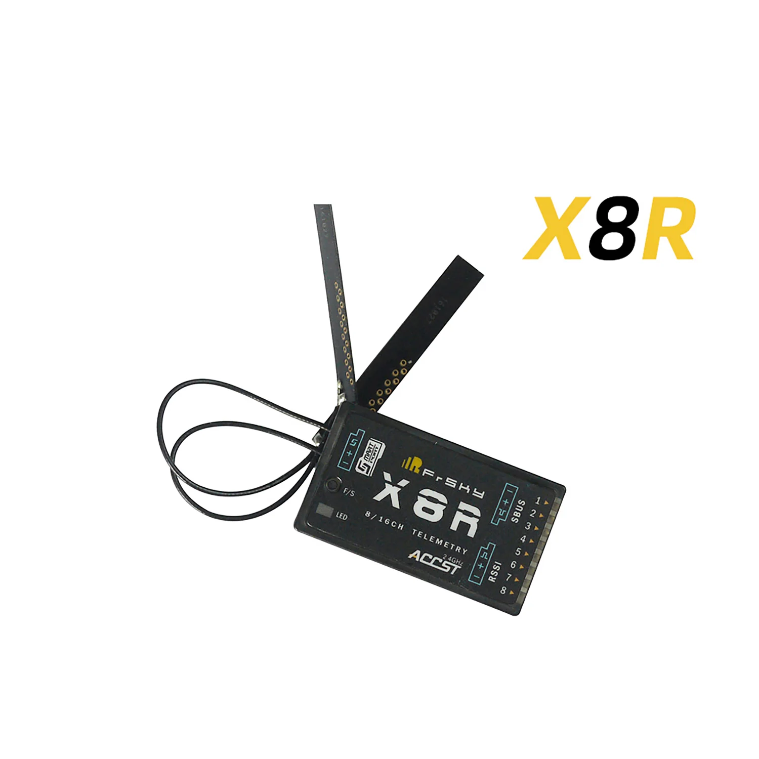 

Frsky 8/16Ch X8R Receiver for RC Quadcopter Multicopter X7 X9D X12S Transmitter Accst