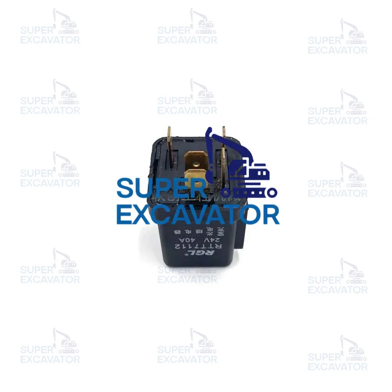 

For Komatsu PC120-6 Headlight light Safety Relay Variable light charging relay 24V 40A Excavator Parts