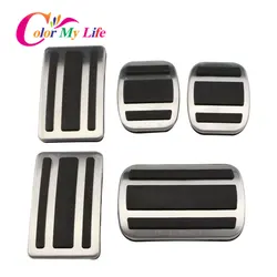 Stainless Steel Car Pedals for Opel Grandland X 2017 2018 2019 2020 2021 Replacement Parts Auto Pedal Pad Cover