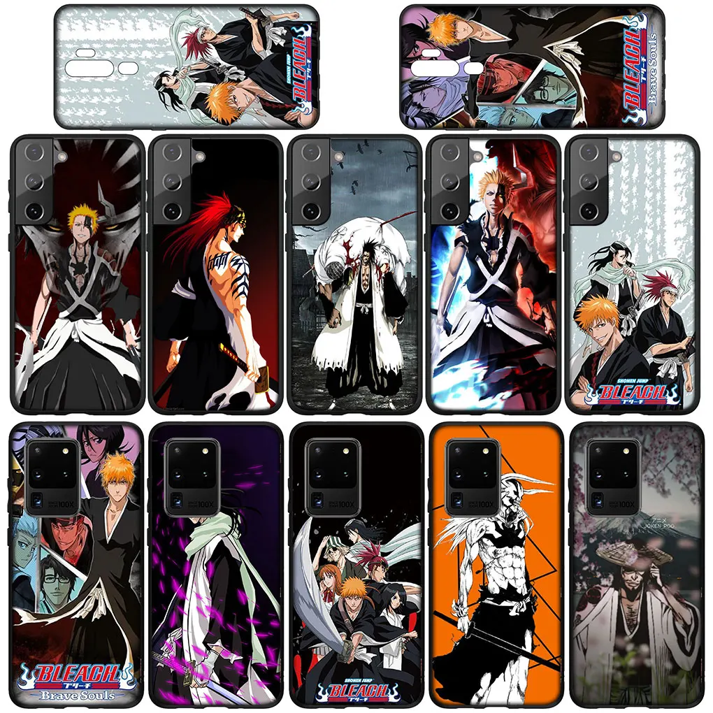 Etui na telefon Bleach RENJI Byakuya Ichigo Kurosaki Cover dla Xiaomi Poco X3 NFC X4 M2 M3 M4 Pro 4G M5 F3 10T 11T 11 12 C3 C40