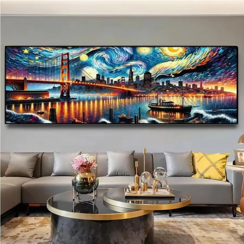 

Красивый мост Kinmen 5D DIY алмазная живопись новая коллекция 2025 полная квадратная круглая Алмазная мозаика вышивка украшение дома