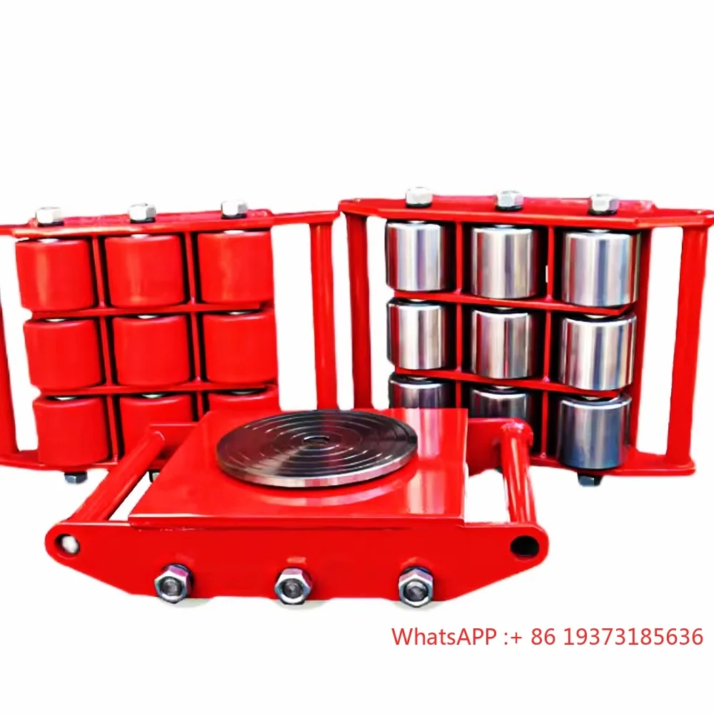 

Heavy-Duty Alloy Steel Storage Cart Universal Wheel Carrier for Small Tank Transport Roll Container for Moving Rotating Tanks