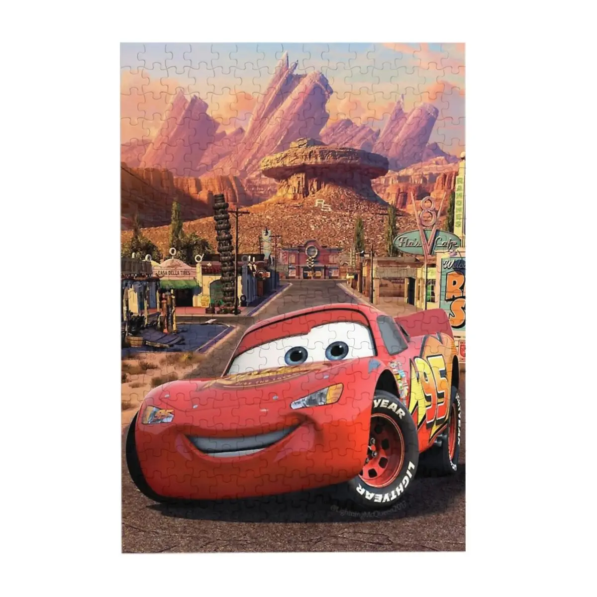 Sally I'm Lightning Cars Mcqueen Wooden Puzzle 300 Pieces for Kids Learning Educational Toy Mcqueen Jigsaw Puzzles for Children