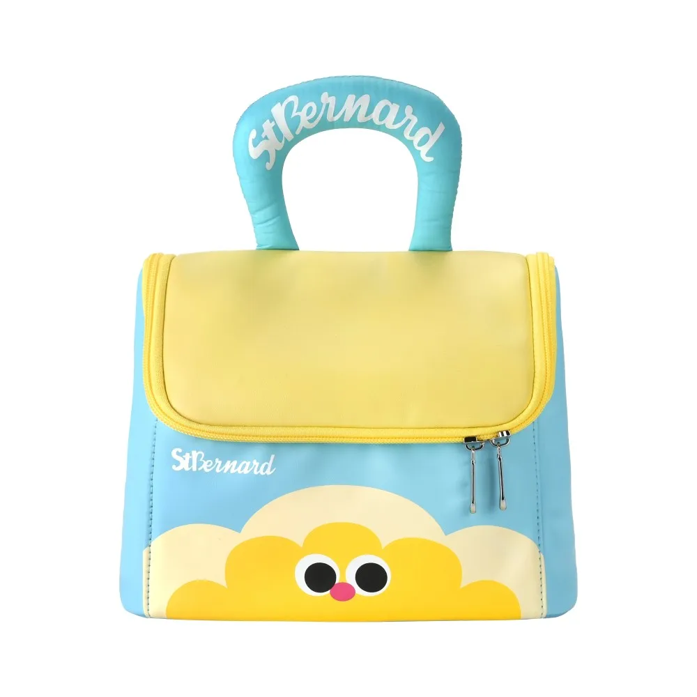 Children First Aid Kit Bag Portable Handheld Design with Internal Modular Compartments for Family Kids Classroom Empty Bag