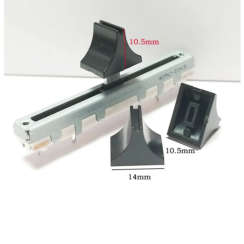 1set RS45 Series Slide Potentiometer 3Pins Length 60mm Travel:45mm 10KB Single-unit Metal Lever:10mm Standard Type RS45111A900F