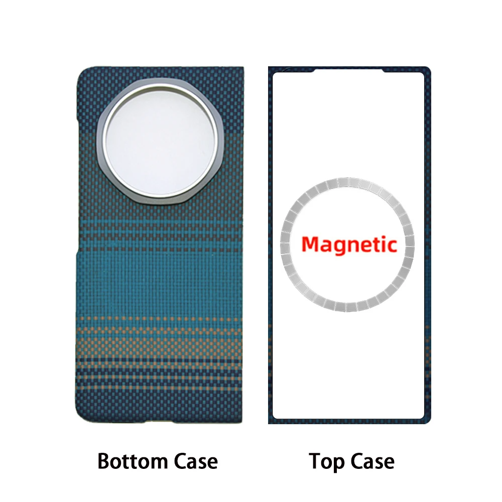 For Honor Magic V6 Aramid Carbon Fiber Case Kevlar Cover Ultra-thin Lightweight Armor Protective Cover Durable Sturdy image 3