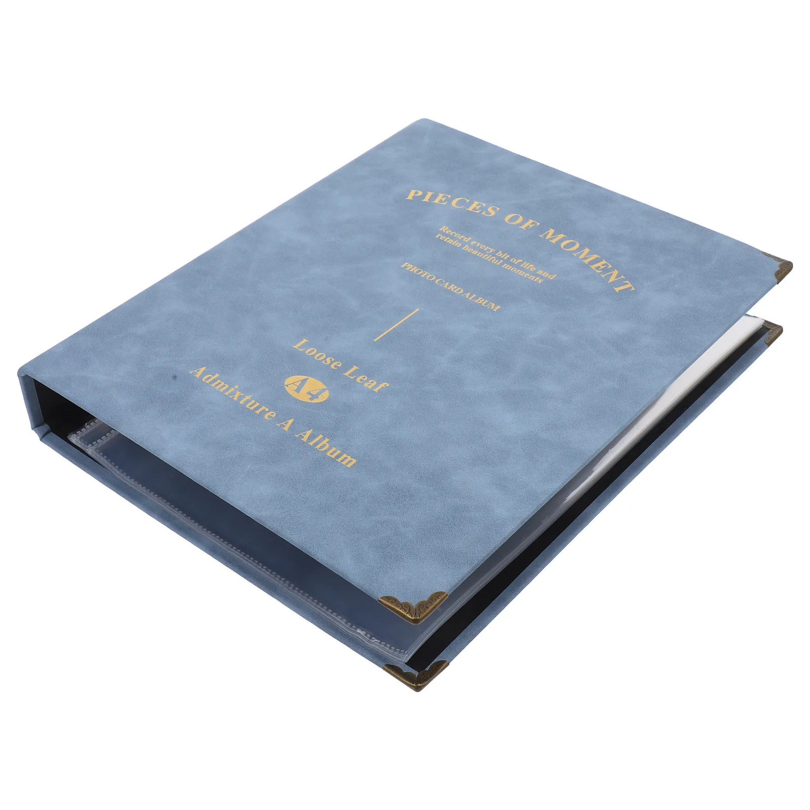 A4 Photo Album Scrapbook Book Keepsake Organizer Waterproof Portable Large Capacity For Cards Tickets Artworks