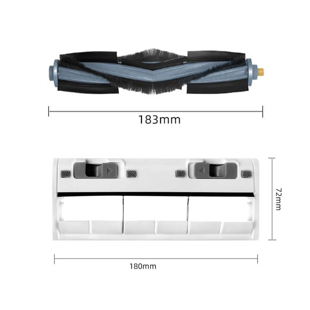 Brush Cover Roller Brush For Ecovacs Deebot X1/X1S/T10/T10 Omni/T10 Pro/T20/T20 Pro/T20 Max/T20 Omni/T20Max Plus/T20Pro Plus