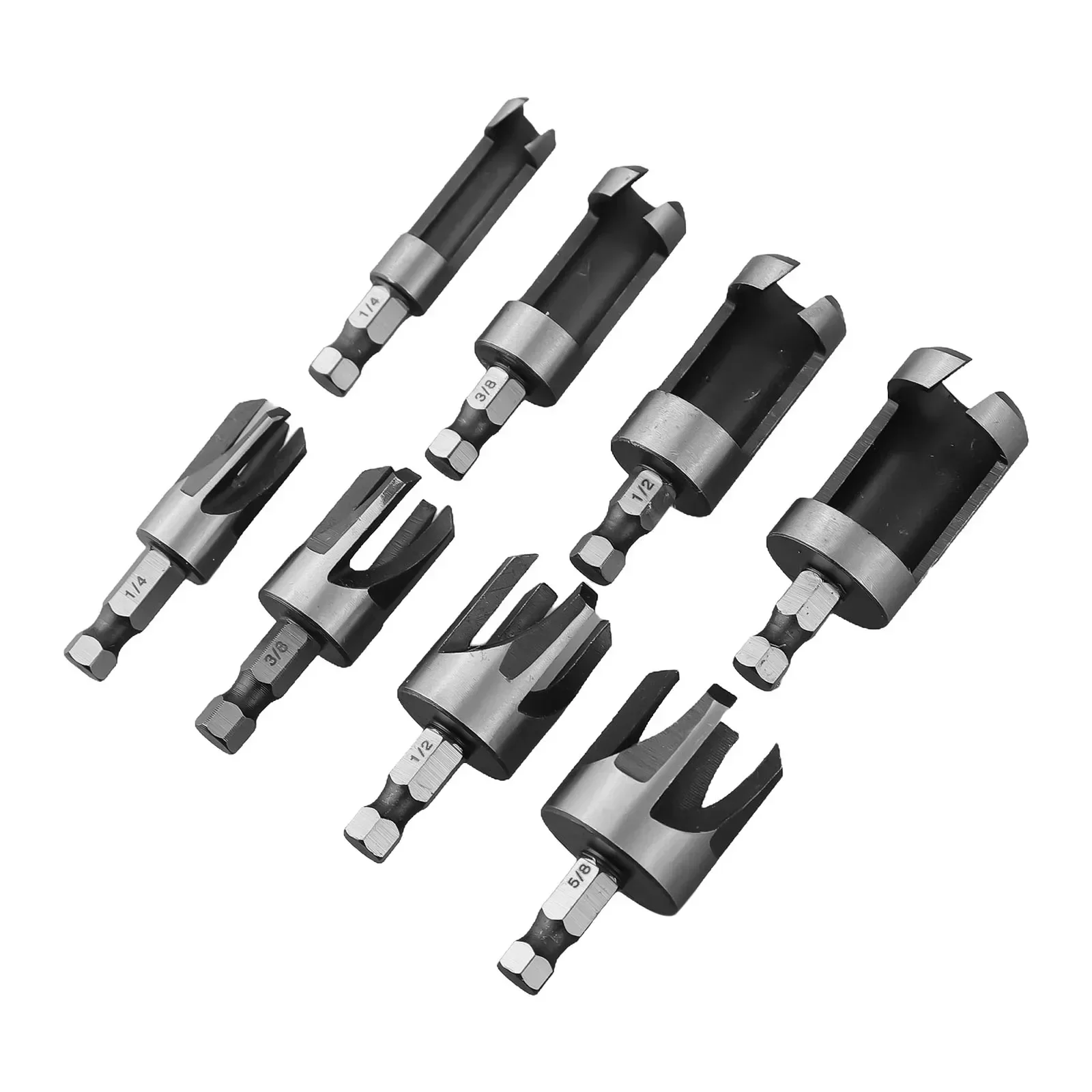 Hout Plug Cutter Boor Set Rechte tap toelotide kurkurk Mes Hss No No koil 6mm 10mm 13mm 16mm