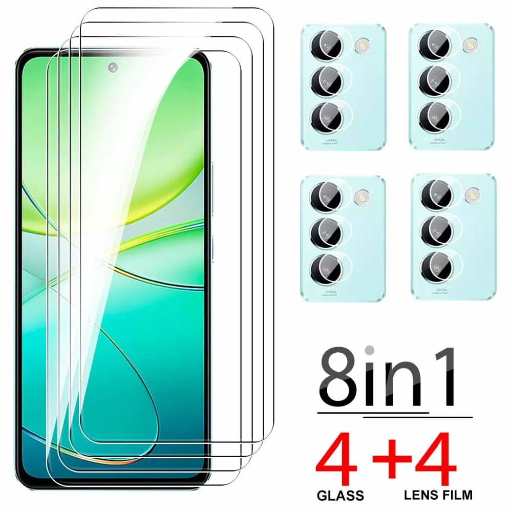 Vivo3T 5G Glass 8To1 Camera Tempered Glas For Vivo 3T 5G V40 SE 3 T VivoV40SE Y200E 5G Y100 4G 2024 Lens Screen Protector Films