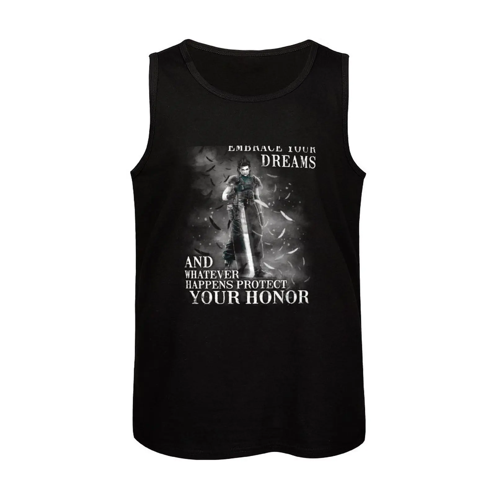 Zack Fair Buster Sword FF7 Canotta T-shirt senza maniche da uomo abbigliamento da palestra da uomo
