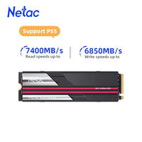 Netac SSD 4TB M.2 PCIe4.0x4 NVMe 7400MB/s 2TB 1TB Hard Drive Internal Solid State Disk for PS5 Desktop NV7000