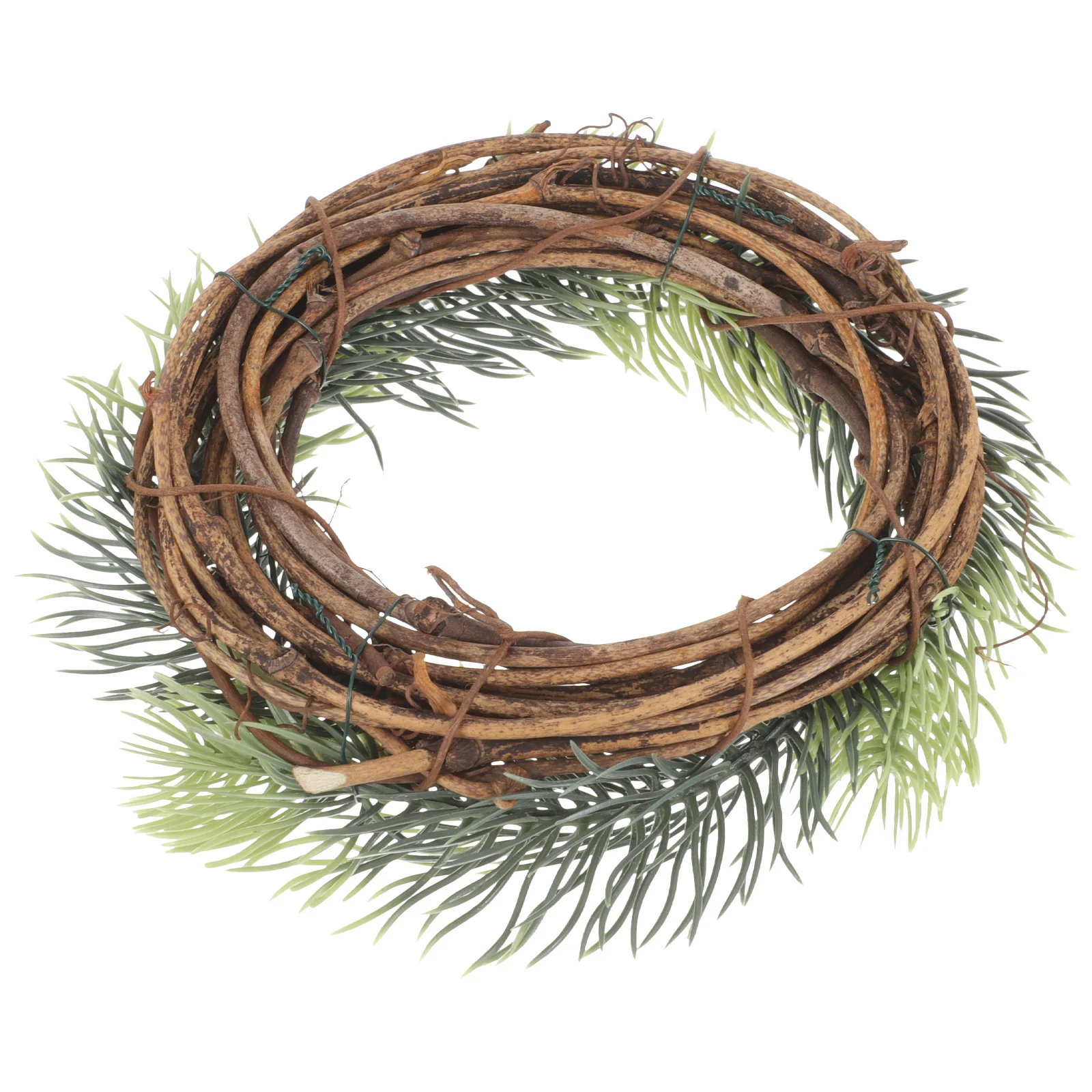 

Artificial Pine Garland Fake Greenery Wreath For Door Window Holiday Party Decor Festival Wreath Home Decoration