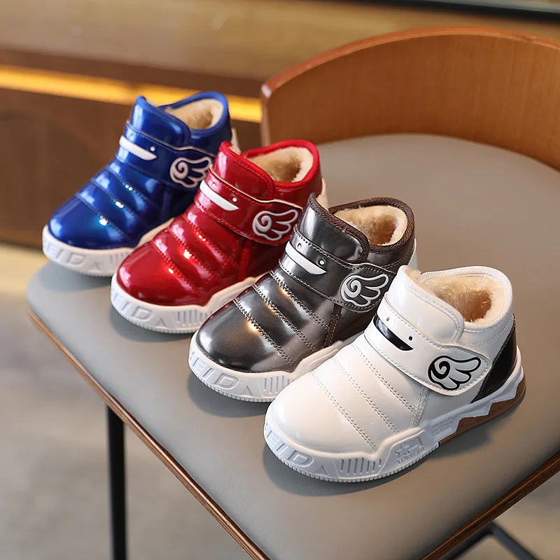 

Fashion Boys' Sneaker 2025 Winter New Kids Snow Boot Simple Versatile Girls Casual Shoes Comfort Non Slip Child Ankle Boots